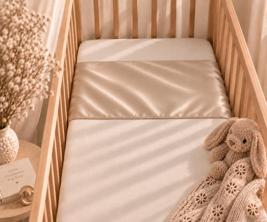 Satijnen Sleeve - Beige